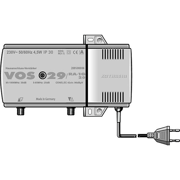 KATHREIN Hausanschluss-Verstärker 5-65/85-1006 MHz VOS 29/RA-1G 2.0